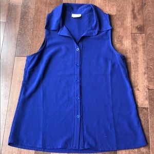 Urban Outfitters Button-down Sleeveless top